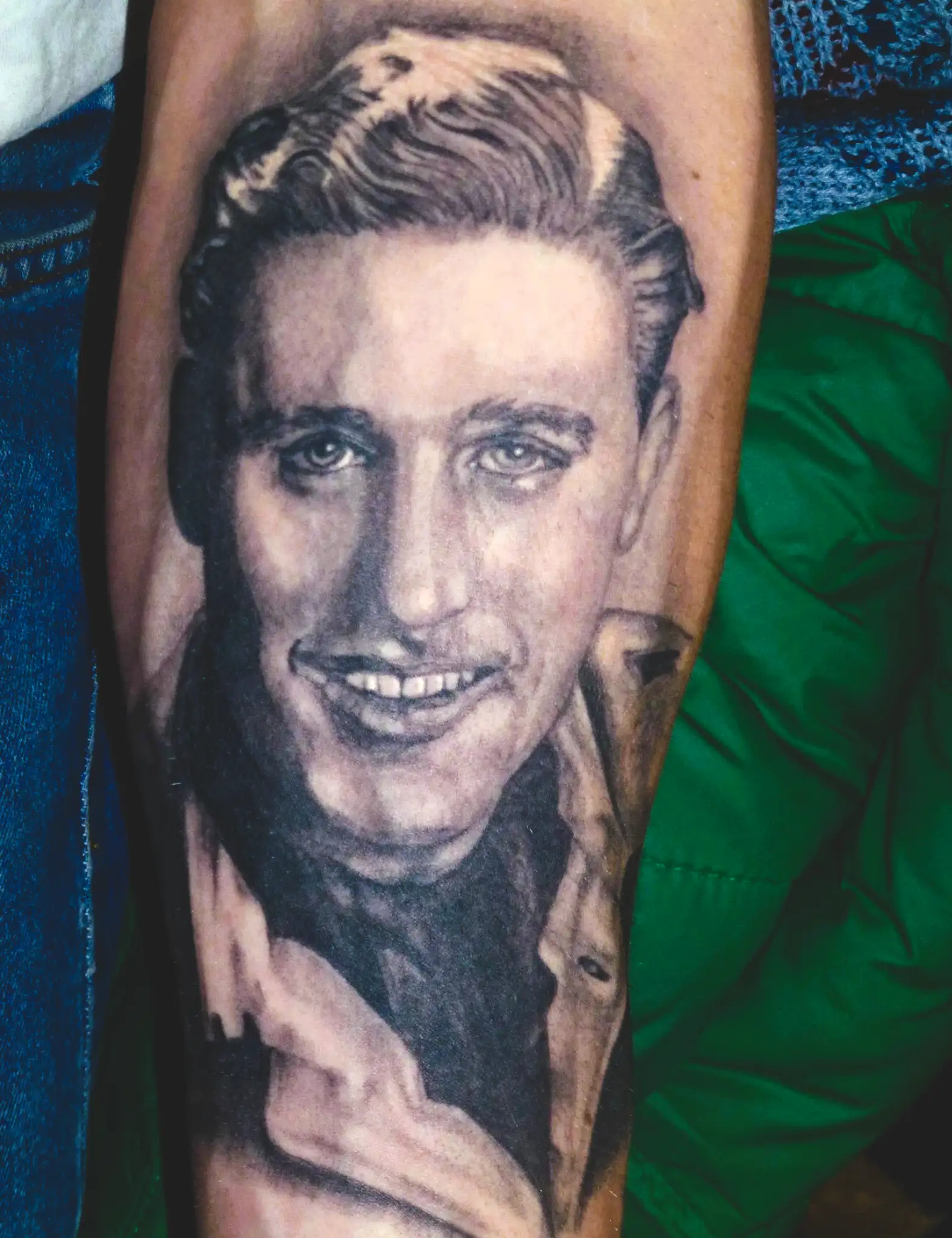 Black and grey tattoo work